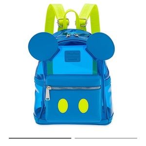 Neon Loungefly Disney Mickey Mini Backpack